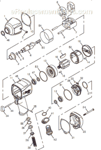 Page A Diagram and Parts List for CP7750-2 8941077522 Chicago Pneumatic Wrench